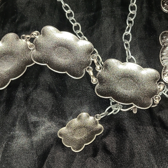 Silver and Pink Women's Belt - Picture 5 of 6